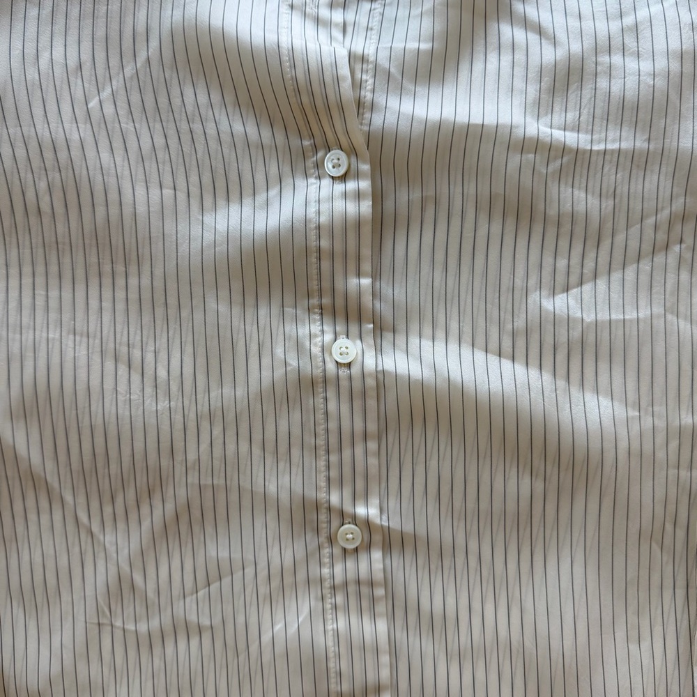 NWT Anine Bing Bridget Shirt in‎ Ivory & Black in XS - Picture 14 of 15